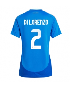 Italia Giovanni Di Lorenzo #2 Maglia Gara Casa Repliche Europei 2024 Donna